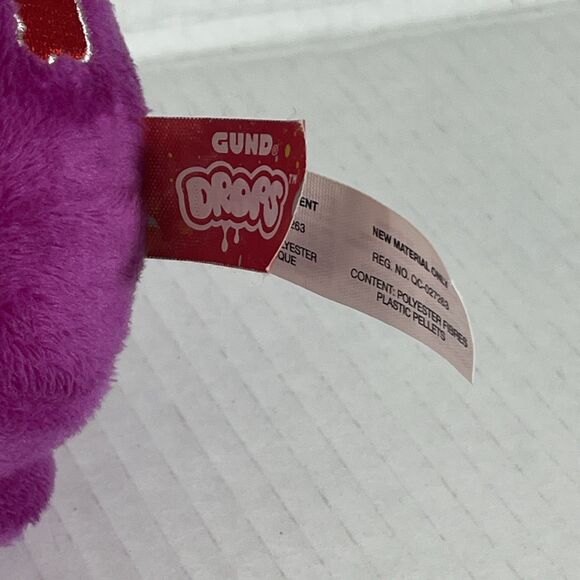 GUND Drops Misty Magic Purple Pink Unicorn Plush Doll Toy  11" - Picture 3 of 9